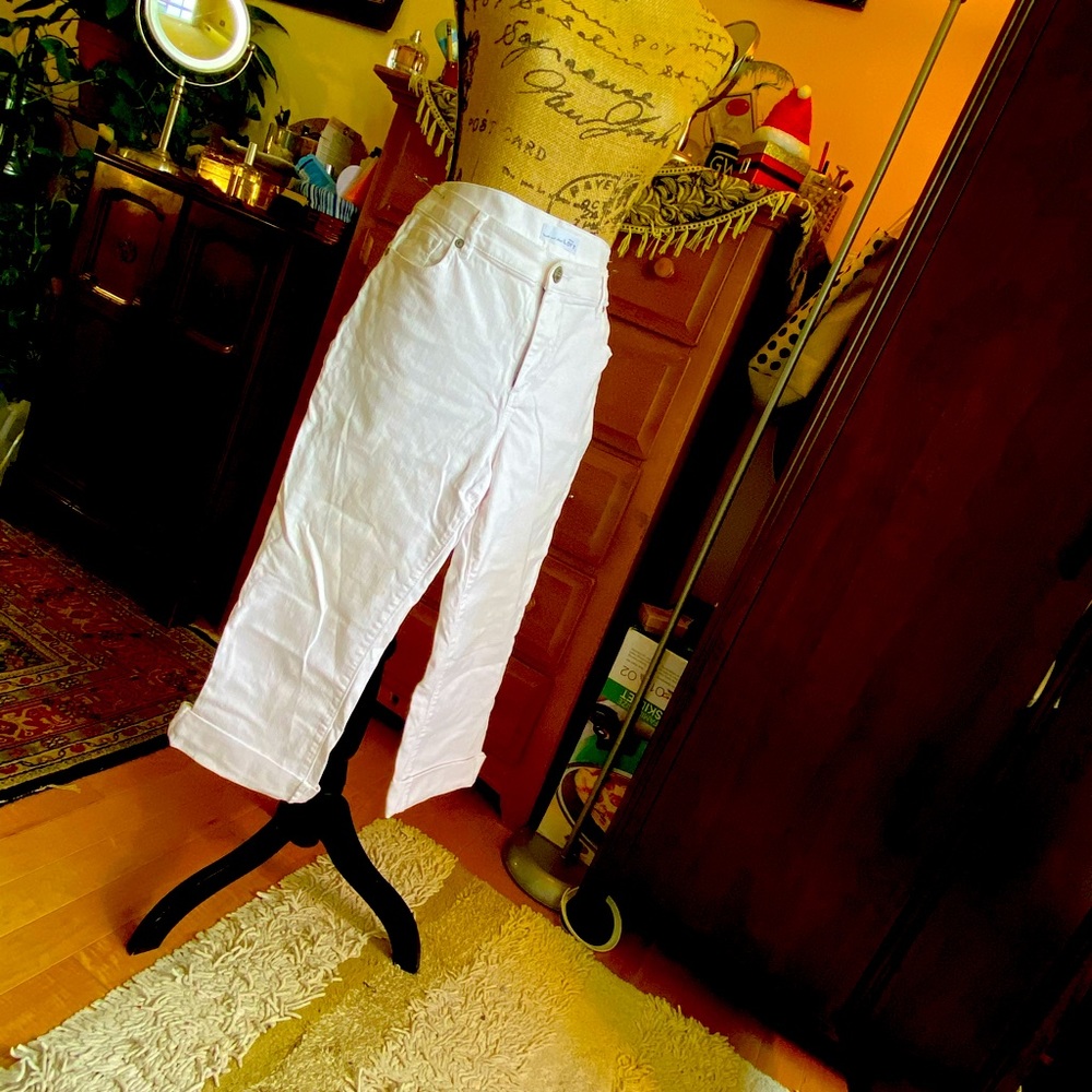 Loft White Jean pants size 12